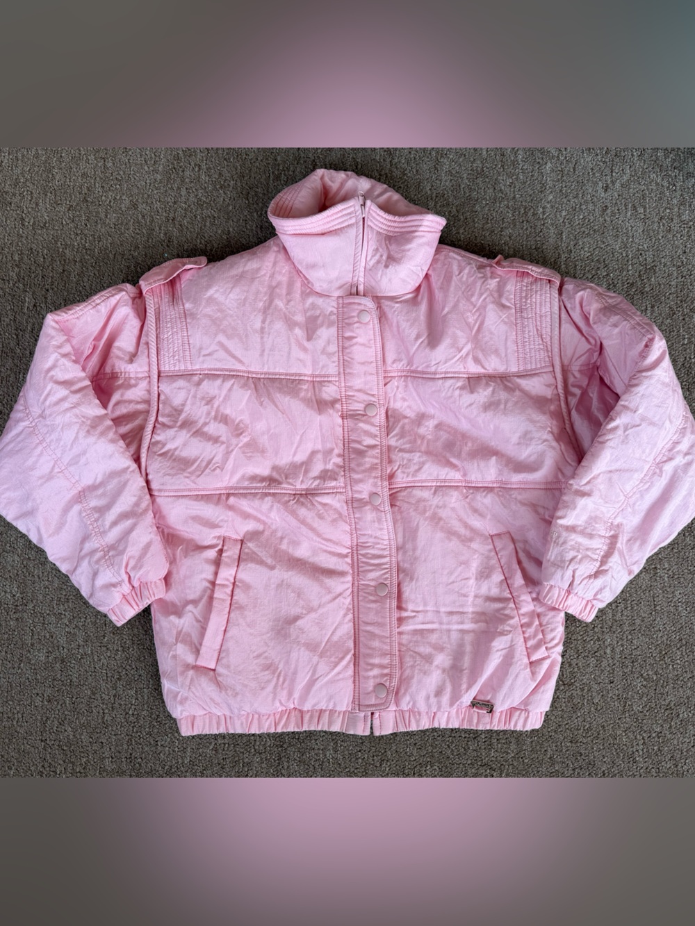 Vintage Snuggler Women’s Pink Puffer Jacket - - Picture 2 of 11